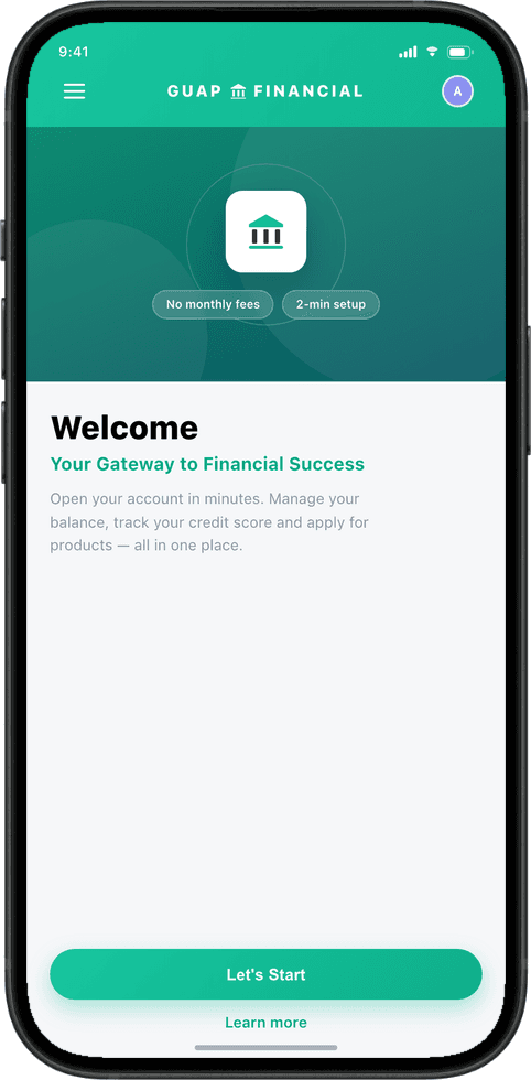 Guap Financial mockup 1